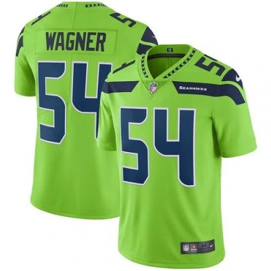 Men Seattle Seahawks #54 Bobby Wagner Nike Green Vapor Limited NFL Jersey